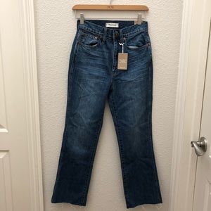 Madewell Rigid Demi Boot Cut Crop Jeans